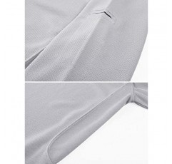 MAGCOMSEN 남성용 폴로 셔츠 3버튼 퀵 드라이 퍼포먼스 긴 소매 전술 셔츠 피케 저지 골프 셔츠