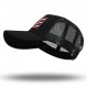 American Flag Trucker Hat - 스냅백 모자, 남성용 여성용 야구 모자 - 통기성 메쉬 측면, 조절 가능한 핏 - 캐주얼 착용용