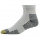 GOLDTOE 남성용 656p 면 발목 운동 양말, 멀티페어