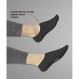 SONNORS 발목 양말 여성 남성 로우 컷 운동화 양말 6켤레 세트 흑백 유기농 면 푸티, S,M,L,XL