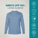 Vapor Apparel 남성용 야외 UPF 50+ 긴 소매 티셔츠, 낚시, 달리기, 하이킹, 수영용 자외선 차단