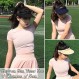 3 팩 스포츠 선 바이저 모자 여성 남성 바이저 야외 골프 비치 모자에 조정 가능한 클립
