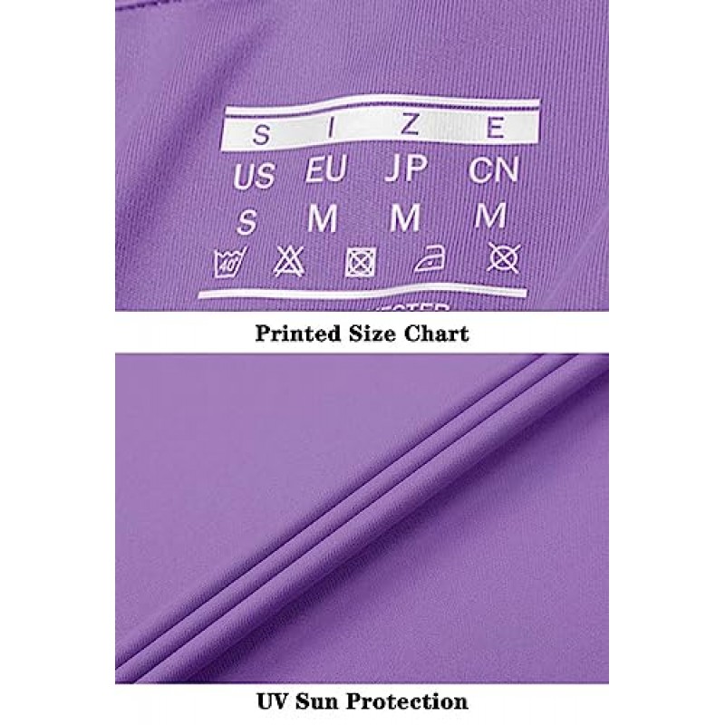 TACVASEN 남성용 UPF 50+ 셔츠 1/4 지퍼 업 썬 프로텍션 긴 소매 러쉬 가드 야외 하이킹 낚시 러닝 셔츠
