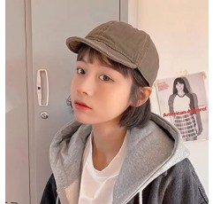 레트로 짧은 브림 캡 캐주얼웨어 조정 가능한 태양 모자 소프트 브림 야구 모자 오래된 소프트 탑 작업 모자 조수를 만들기 위해 세척