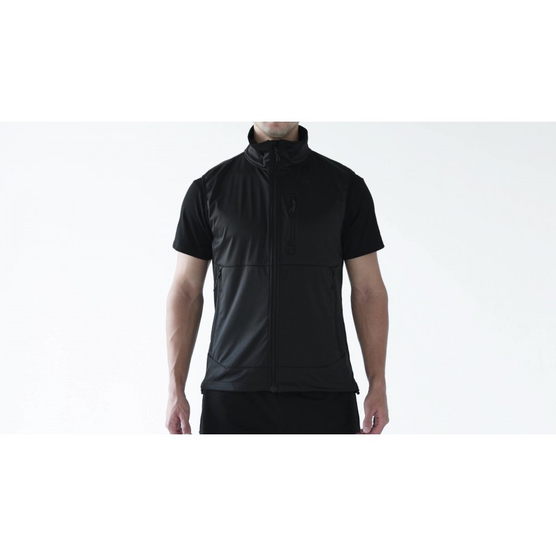 FREE SOLDIER 남성용 경량 Softshell 골프 조끼 겉옷 여행용 방풍 민소매 자켓 하이킹 러닝 낚시
