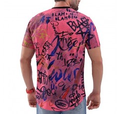 DEOLAX Mens T 셔츠 남성 패션 크루 넥 티셔츠 캐주얼 클래식 티셔츠 남성 반팔 롱 라인 Hipster 힙합 티