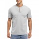 Rdruko 남성용 칼라리스 골프 셔츠 Henley Dry Fit 운동 경량 성능 캐주얼 블레이드 폴로 T 셔츠 반팔