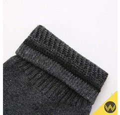 WANDER 남성용 운동 발목 양말 3/8 쌍 두꺼운 쿠션 러닝 양말 남성용 & 여성용면 양말 6-9/9-12/12-15
