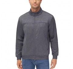 MAGCOMSEN 남성용 트랙 재킷 경량 풀 지퍼 캐주얼 코트 운동 러닝 운동용 활성 재킷(포켓 포함)