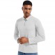 남성용 HHGKED 폴로 셔츠 슬림 피트 골프 셔츠 긴 소매 티셔츠 옷깃 지퍼 탑 Camisas de Hombre