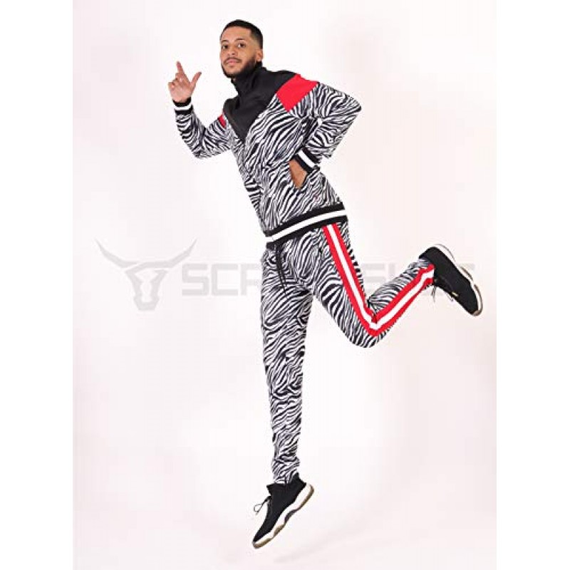스크린샷 남성용 어반 힙합 프리미엄 트랙 재킷 - 슬림핏 사이드 테이핑 스포츠웨어 Urbanwear 스트리트 패션 탑
