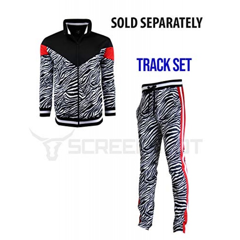 스크린샷 남성용 어반 힙합 프리미엄 트랙 재킷 - 슬림핏 사이드 테이핑 스포츠웨어 Urbanwear 스트리트 패션 탑