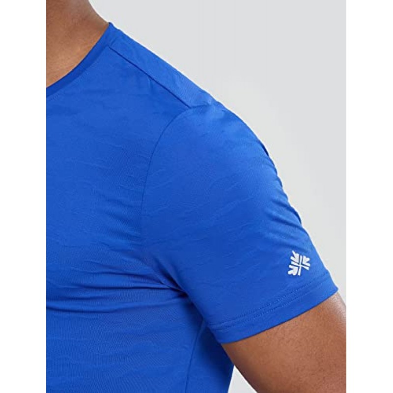 Zengjo Mens Athletic Shirts 반팔 수분 흡수 체육관 운동 러닝 크루 넥 티셔츠 Quick Dry Sports Fitted Tee