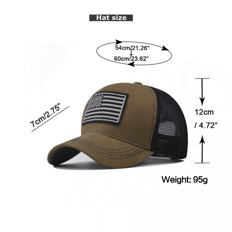 American Flag Trucker Hat - 스냅백 모자, 남성용 여성용 야구 모자 - 통기성 메쉬 측면, 조절 가능한 핏 - 캐주얼 착용용