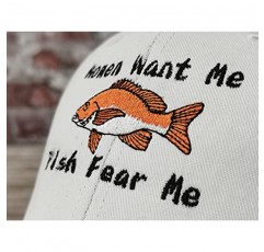Hepandy Women Want Me Fish Fear Me 자수 야구 모자