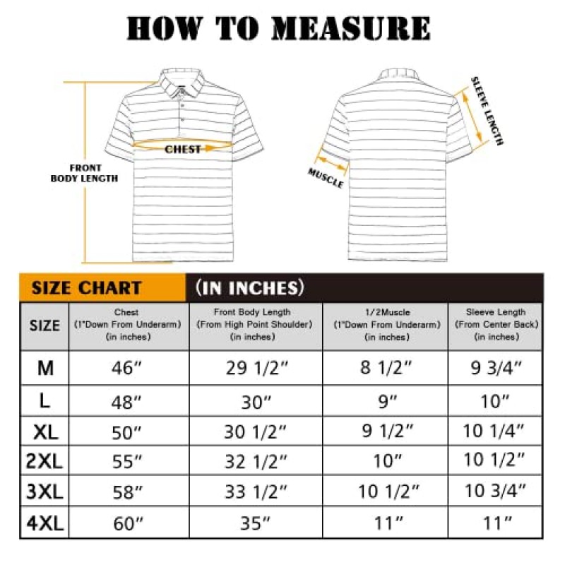 남성용 크고 키가 큰 폴로 셔츠 Tech Mositure Wicking Dry Fit 반팔 캐주얼 스트라이프 골프 폴로 T 셔츠