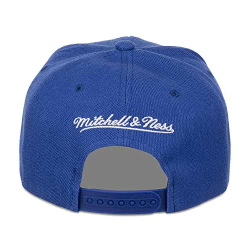 Mitchell & Ness 브랜드 박스 로고 조절 가능한 스냅백 캡