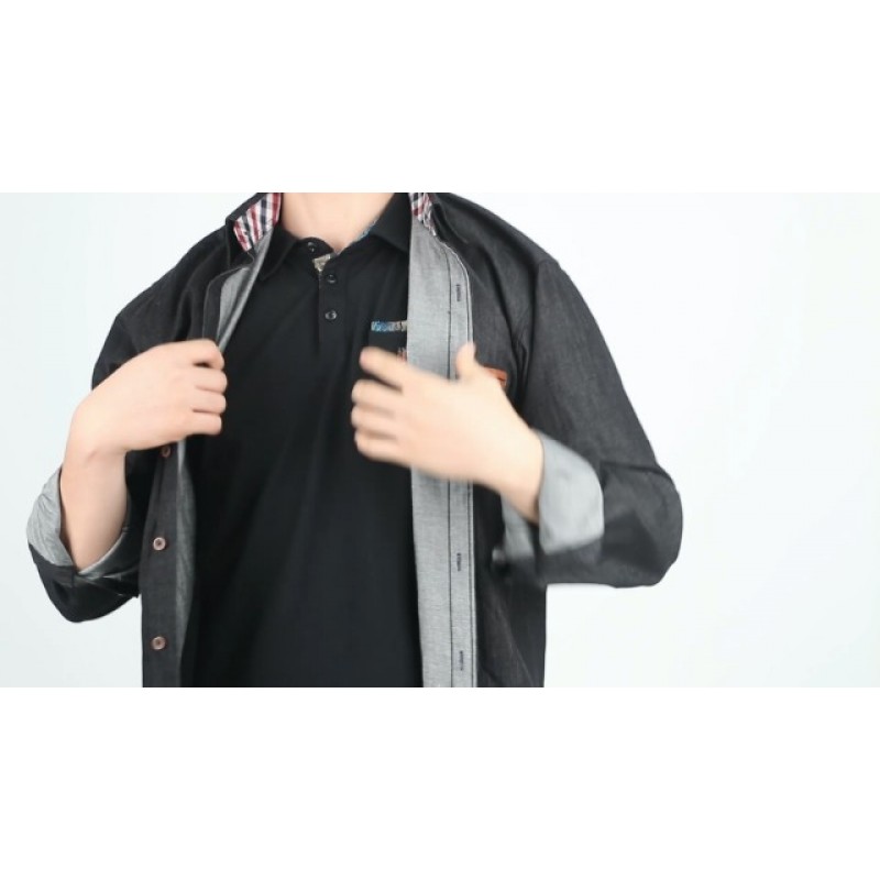 Enlision 남성 폴로 셔츠 포켓 프린트 칼라가 있는 반소매 레귤러 핏 코튼 폴로 셔츠 피케 골프 폴로 셔츠