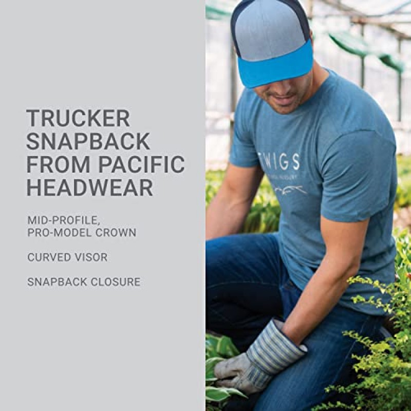Pacific Headwear 여성용 트러커 스냅백 캡