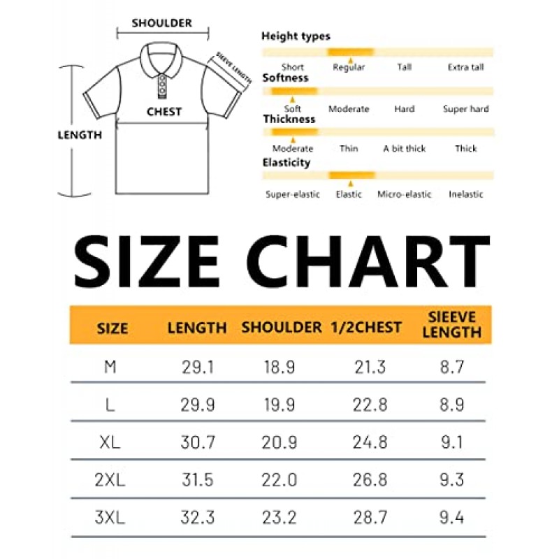 LLdress 남성 폴로 셔츠 모이스처 위킹 드라이핏 퍼포먼스 반소매 골프 셔츠
