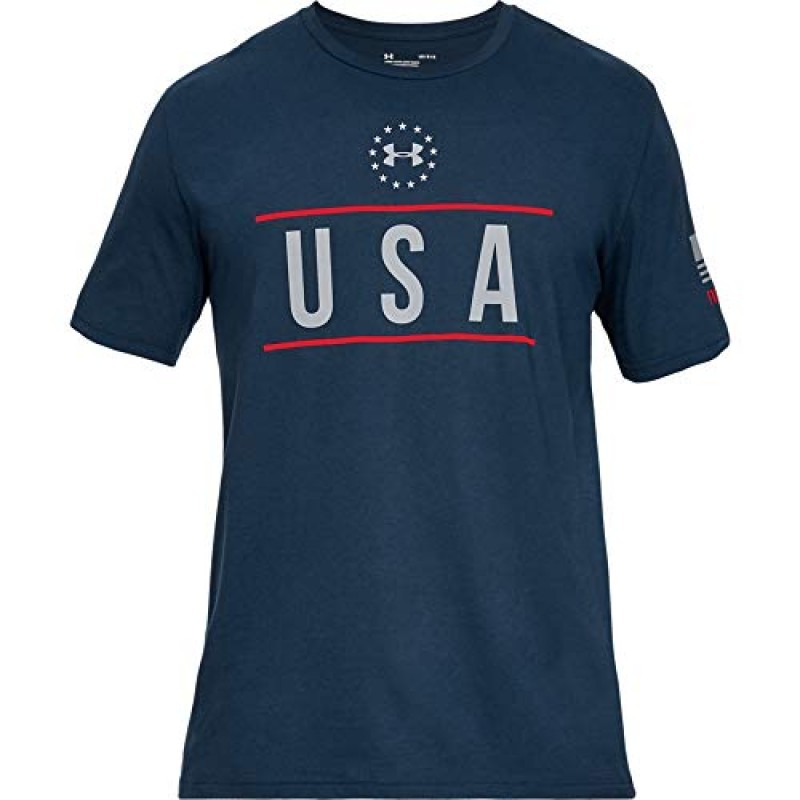 Under Armour 남성 Freedom USA 체스트 티셔츠