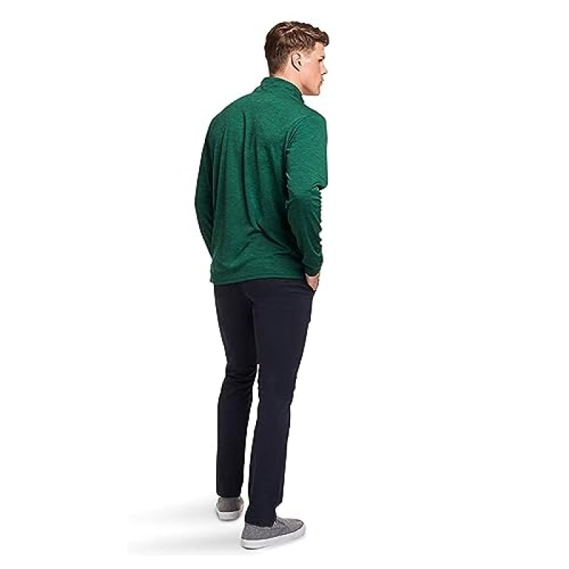 Russell Athletics Dri-Power 경량 1/4 지퍼 풀오버 ​​- 속건성 자외선 차단을 위한 운동복