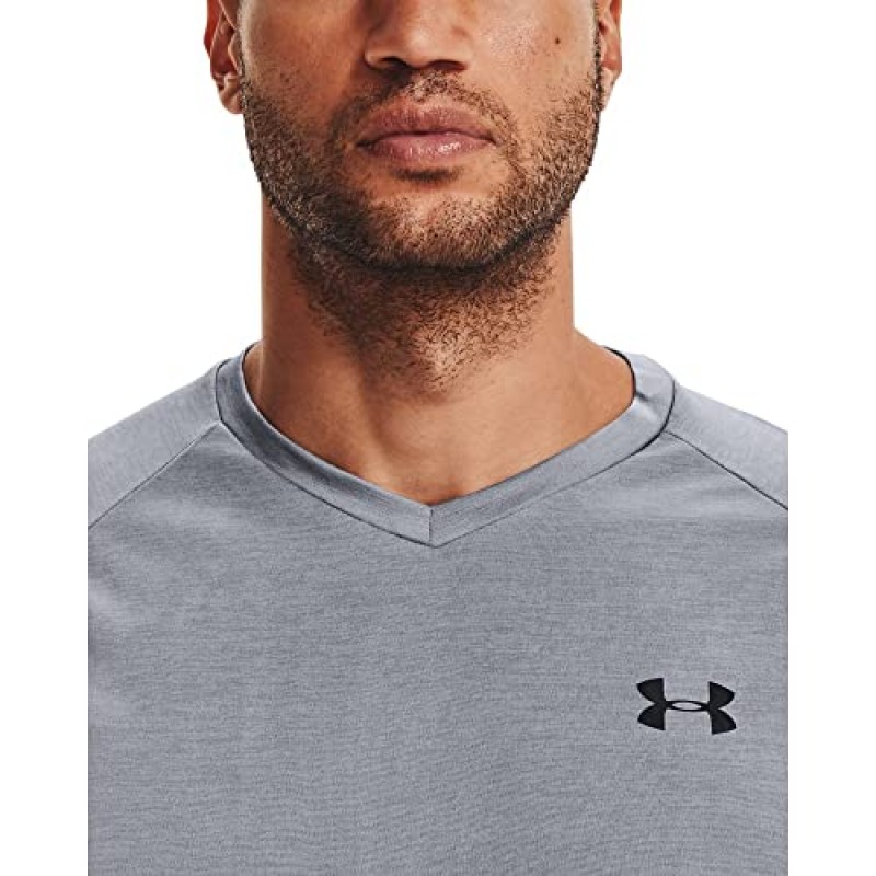 Under Armour 남성 Tech 2.0 V넥 반소매 티셔츠