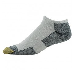 GOLDTOE 남성용 656F 면 노쇼 운동 양말, 멀티페어