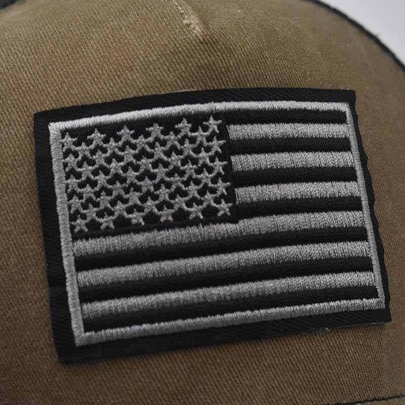 American Flag Trucker Hat - 프리미엄 스냅백, 남성용 여성용 야구 모자, 통기성 메쉬 사이드, 조절 가능한 핏, 캐주얼웨어