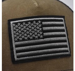 American Flag Trucker Hat - 프리미엄 스냅백, 남성용 여성용 야구 모자, 통기성 메쉬 사이드, 조절 가능한 핏, 캐주얼웨어