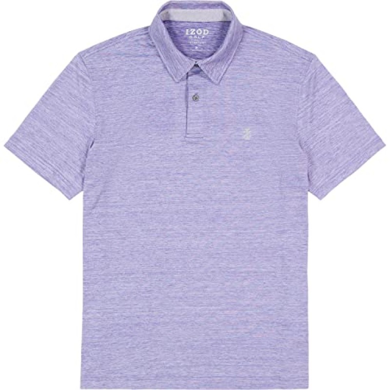 IZOD 남성용 골프 타이틀 홀더 반소매 폴로