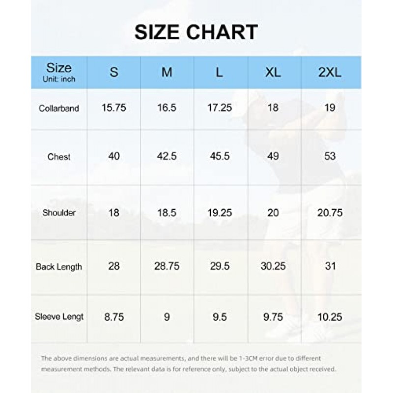 TOLOER 남성용 폴로 셔츠 모이스처 위킹 프린트 퍼포먼스 캐주얼 반소매 골프 셔츠
