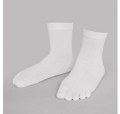 CaiDieNu 남성 발가락 양말 면 운동 달리기 다섯 손가락 크루 양말