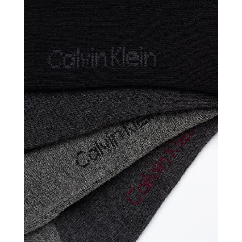 Calvin Klein 남성용 운동 양말 - 경량 면 혼방 크루 양말(8팩)