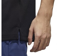 adidas 남성용 디자인 2 Move 3-스트라이프 폴로 셔츠