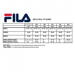 Fila 크고 키가 큰 남성용 운동용 셔츠 – 남성용 수분 흡수 셔츠