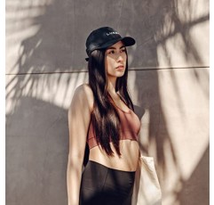 LUNAR ACTIVE GEAR 퍼포먼스 모자, 통기성이 뛰어난 경량 나일론 소재, 조절 가능한 스트랩으로 편안한 핏, 남여 공용 세련된 디자인, 운동복 및 라이프스타일 의류 블랙