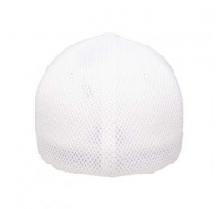 Flexfit 6533 Ultrafibre & Airmesh Fitted Cap, 흰색/마룬 세트 세트 - 소형/중형