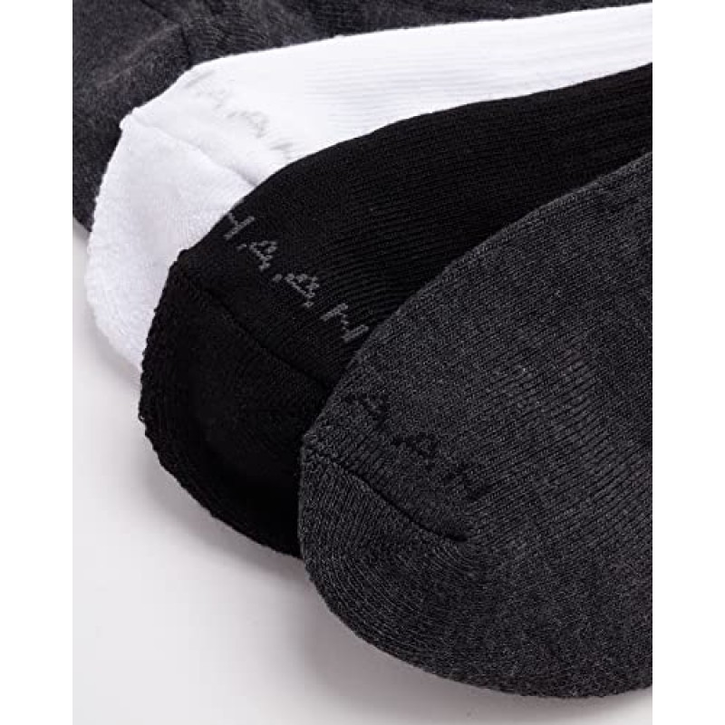 Cole Haan 남성용 운동용 양말 - 퍼포먼스 쿠션 쿼터 컷 발목 양말(6팩)