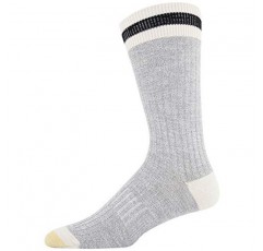 GOLDTOE 남성 캐주얼 여행자 라이트 슬럽 크루 양말, 2켤레