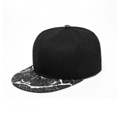 Mens Snapback 야구 모자 힙합 스타일 플랫 바이저 조정 가능한 야외 모자 남여 조정 가능한 통기성