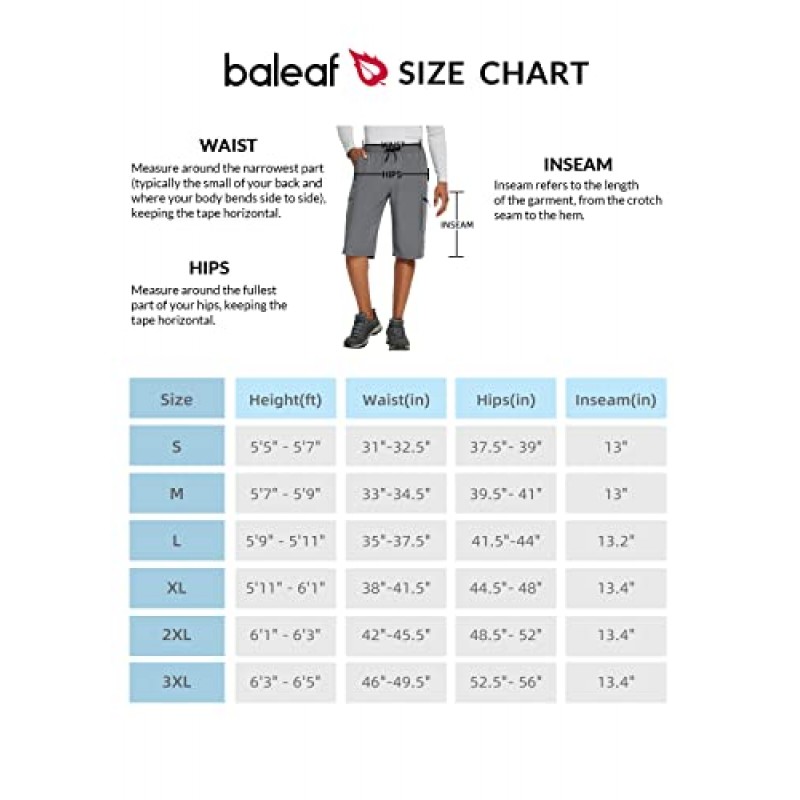 BALEAF 남성용 13