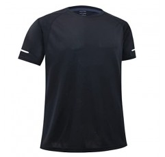 HIGHFISH 남성용 운동 T 셔츠 반팔 액티브 탑 드라이 피트 체육관 티 크루 넥 운동 달리기 Tshirt
