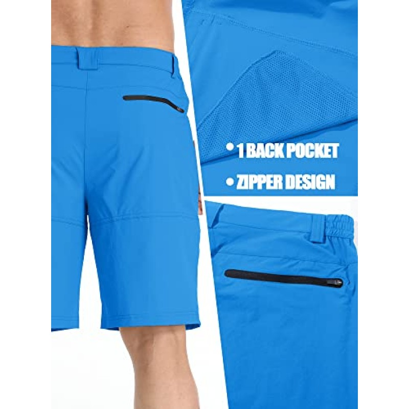 TACVASEN 남성 여름 야외 반바지 Quick Dry Cargo 캐주얼 하이킹 반바지
