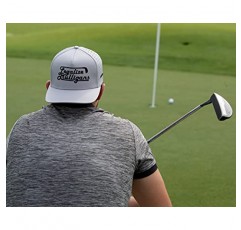SHANKITGOLF Mulligans 합법화 재미 있은 골프 모자 조정 가능한 골프 모자 남성 한 사이즈는 모두 회색에 맞습니다.
