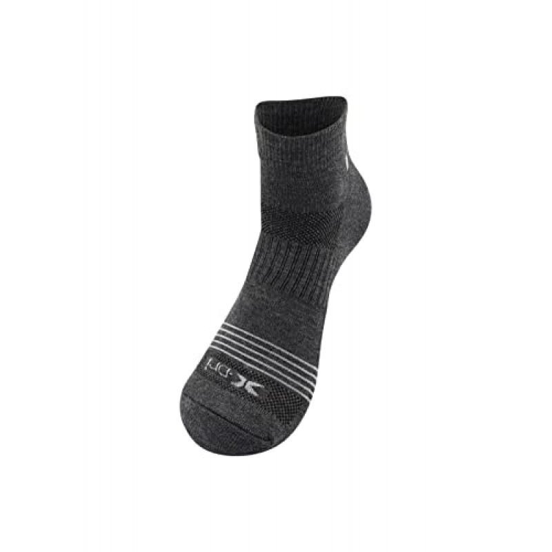 RBX Active 남성용 Athletic X-Dri 퀵 드라이 6팩 쿼터 크루 양말