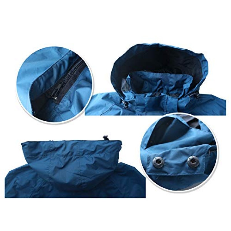 Acme Projects 비옷(재킷 + 바지), 100% 방수, 통기성, 테이프 솔기, 10000mm/3000gm, YKK 지퍼