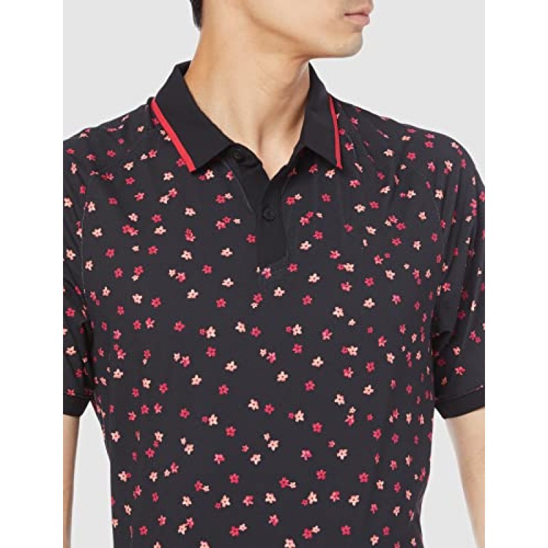 Under Armour 남성용 Iso-chill 플로럴 골프 폴로