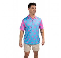 Chubbies 남성용 반팔 퍼포먼스 폴로