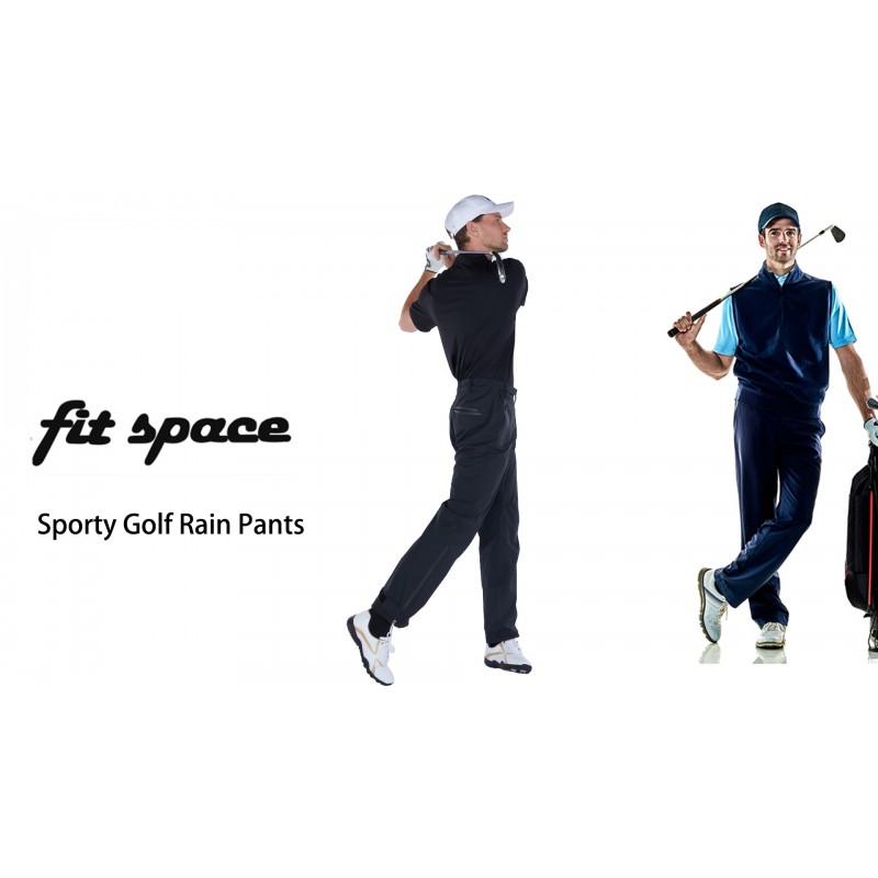 Fit space 골프 Climastorm 영구 레인 팬츠 방수 20K 경량 성능 스포티 바지